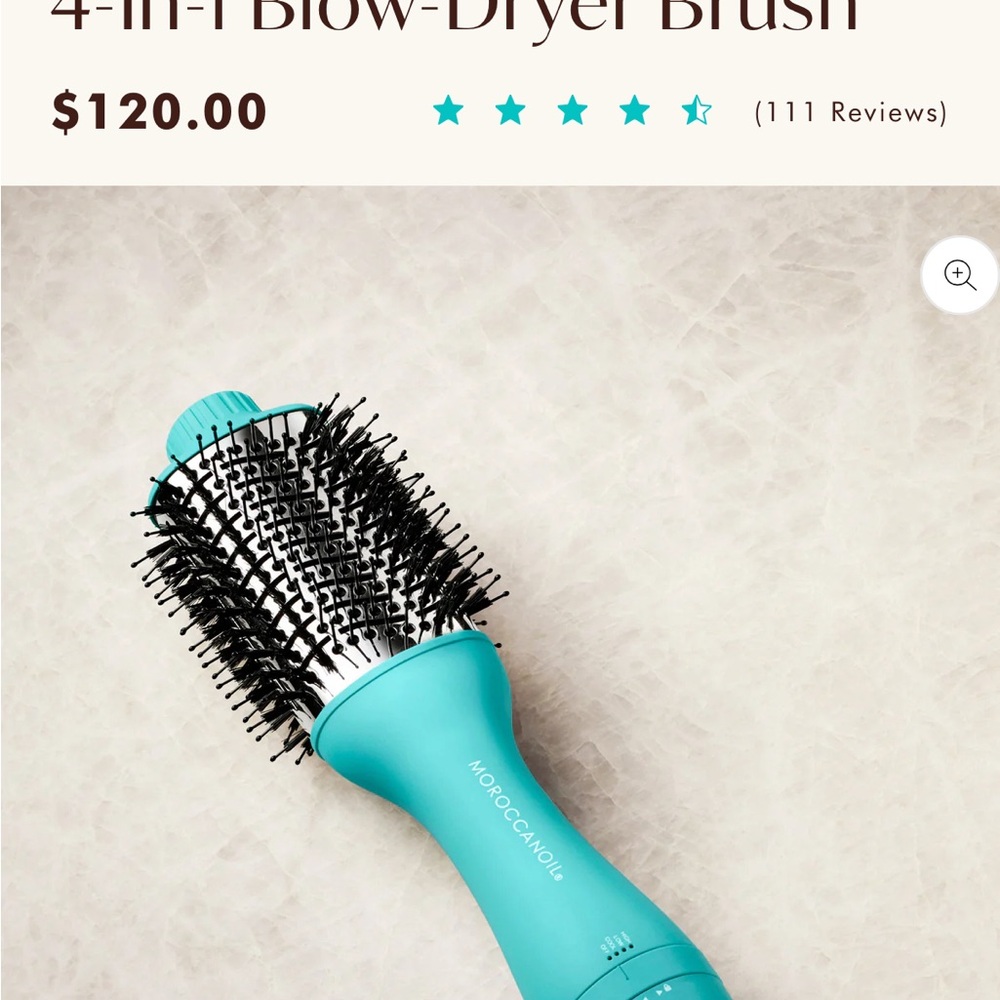 Moroccanoil Turquoise Blow-Dryer Brush